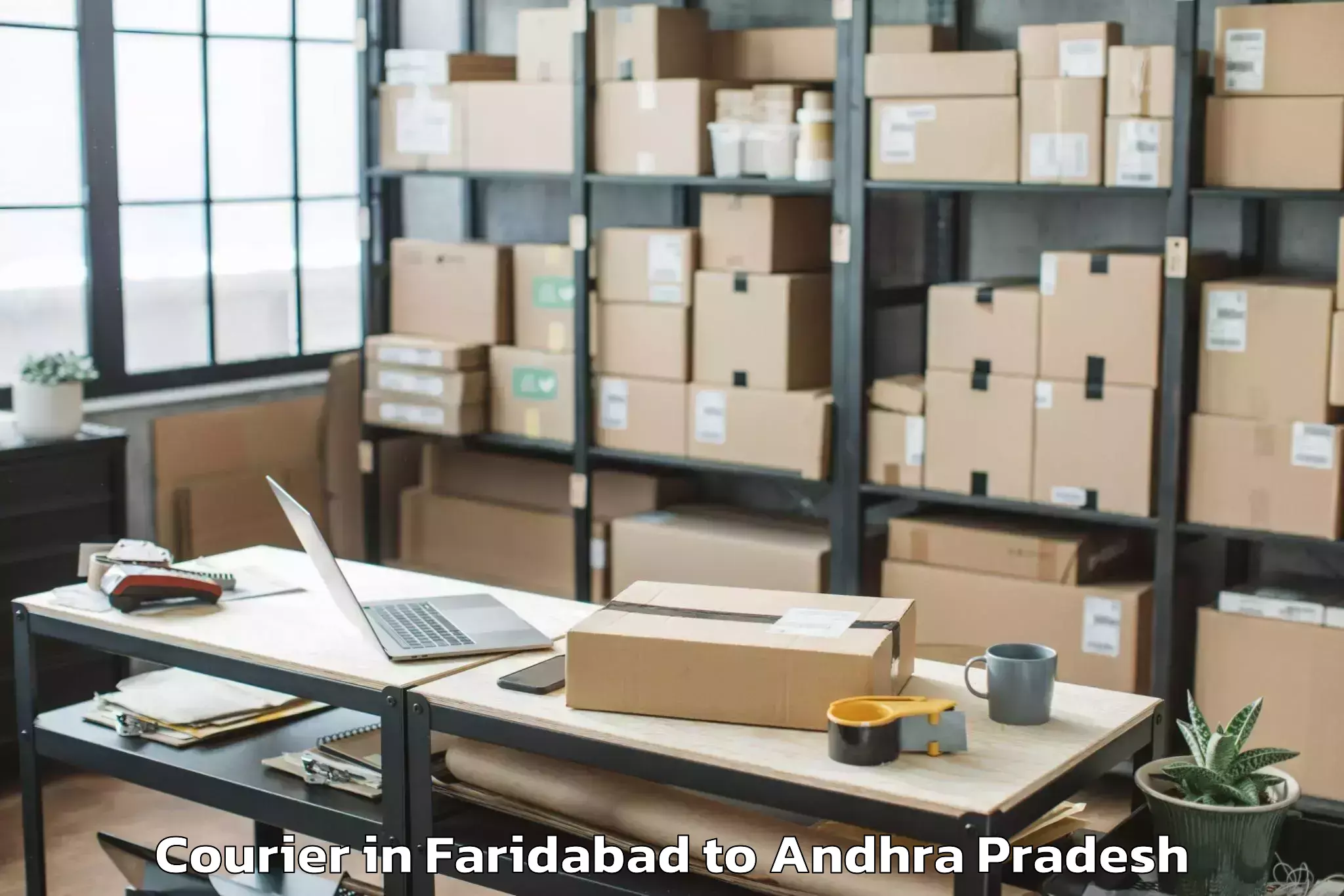 Top Faridabad to Jaggayyapet Courier Available